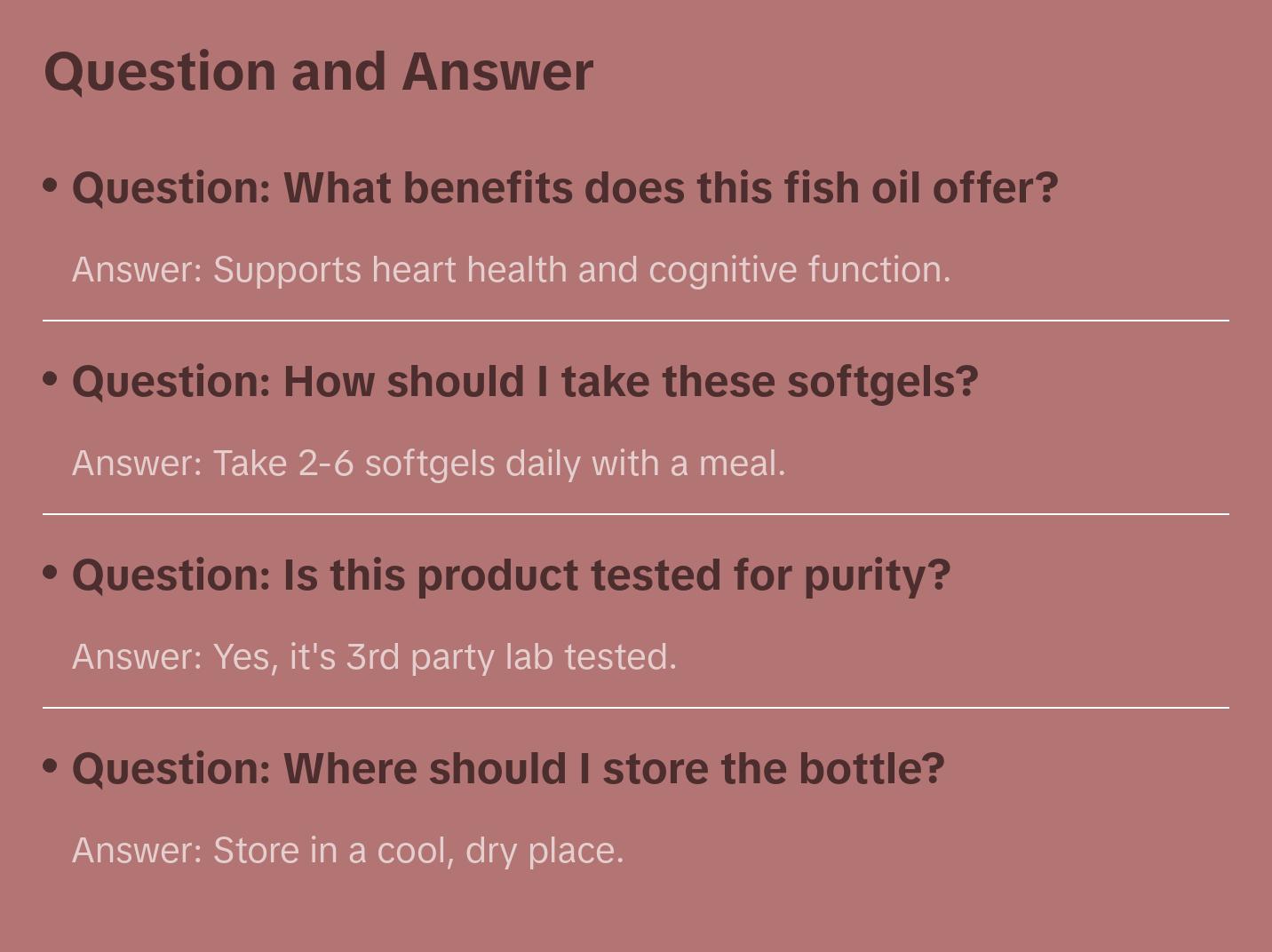 Fresh Catch® Fish Oil Softgels  - Orange Flavor Healthcare Fitness