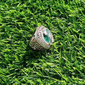2017 World Championship Football Champions Replica Ring Trendy Accessory Durable Collectible Championship Gift For Fans Mens Fathers, Includes gift bag