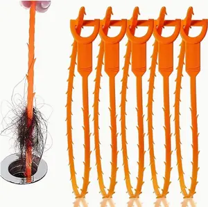 1pc Drain Clog Remover Tool - Plastic Drain Sewer Dredging Hook, Pipe Dredger - For Kitchen & Bathroom Sinks - Household Cleaning Supplies - Back to School Supplies - Perfect Gift for Homeowners