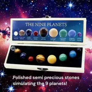 Cosmic Harmony 9-Planet Crystal Set” – balanced, memorable, and perfect for gifting, display, and education. Mars Stones Beauty Earth Mercury