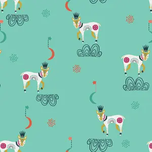 Fabric Art Gallery Reverie Sleep Tight in Knit Lugu by the Quarter Yard K-67102-1