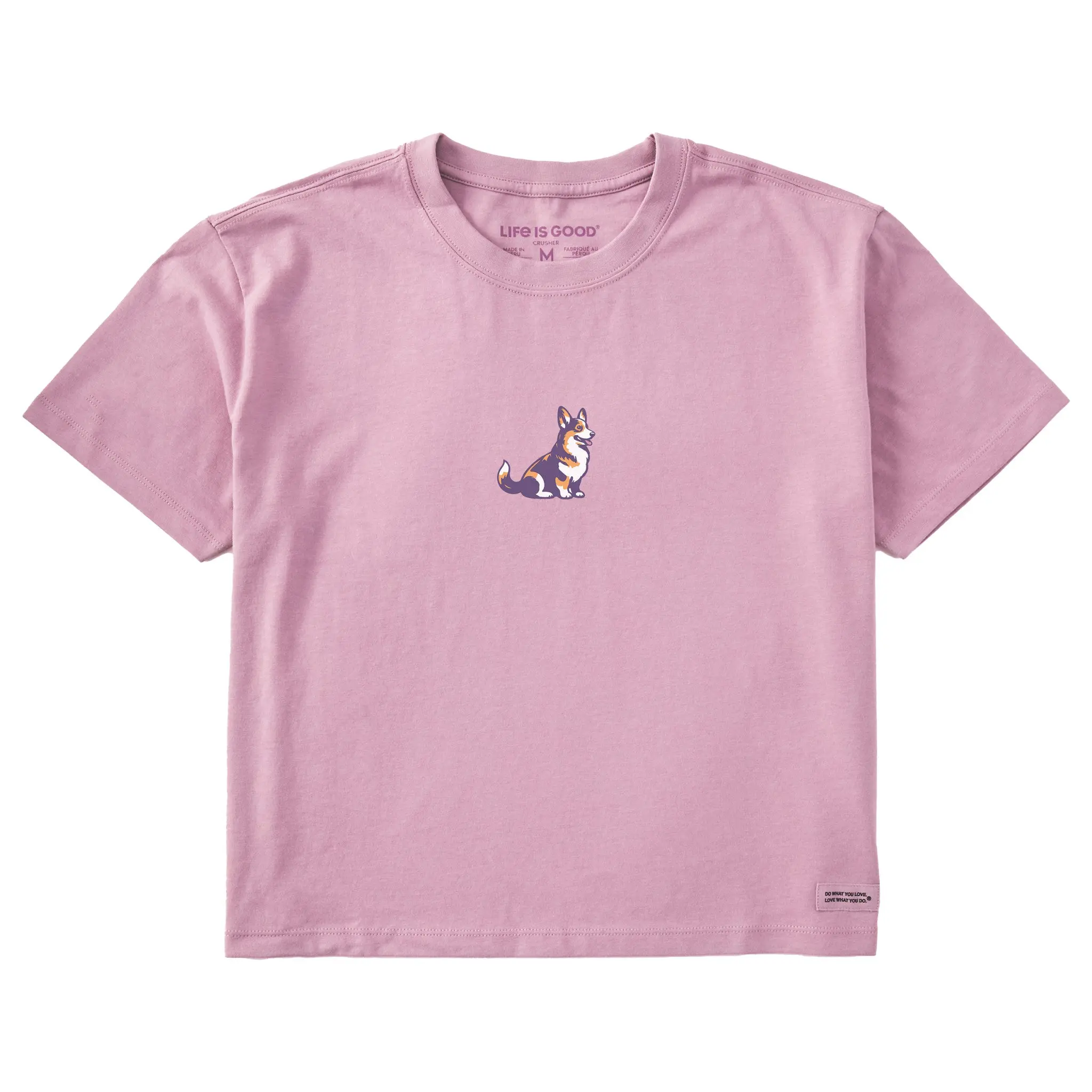 Women's Corgi Short Sleeve Crusher Boxy Tee