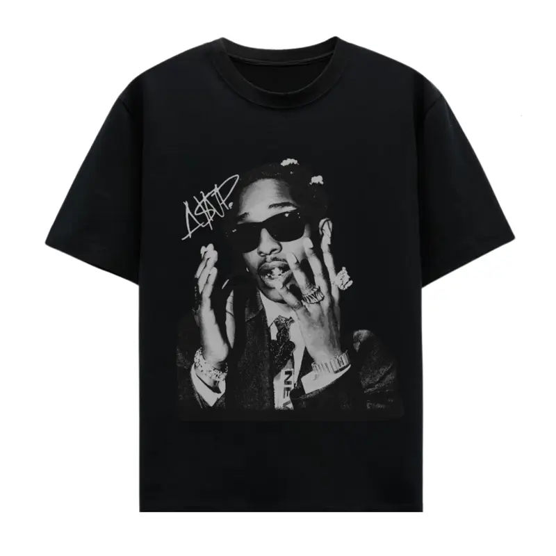 ASAP Graphic Tee, Unisex Rap Concert T-Shirt - TikTok Shop