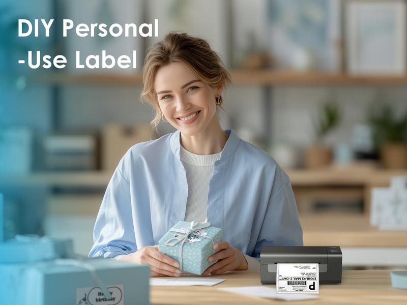 Bluetooth Shipping Label Printer 4x6 Thermal Wireless Inkless Label Printer Universal Multi-Platform Adapter for IOS, Android,macOS,Windows – Compatible with Major platform,Widely Used for Amazon, Ebay, Shopify, Etsy, USPS,Aliexpress,Temu Usb Flash Drive