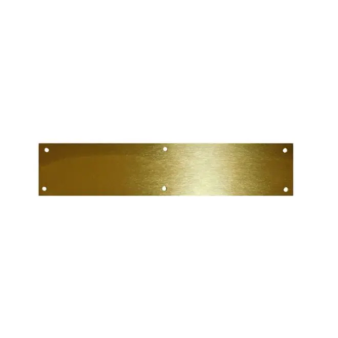 Don-Jo J102BTA630 6 x 30 in. Kick Plate Brass Tone, Alumninum