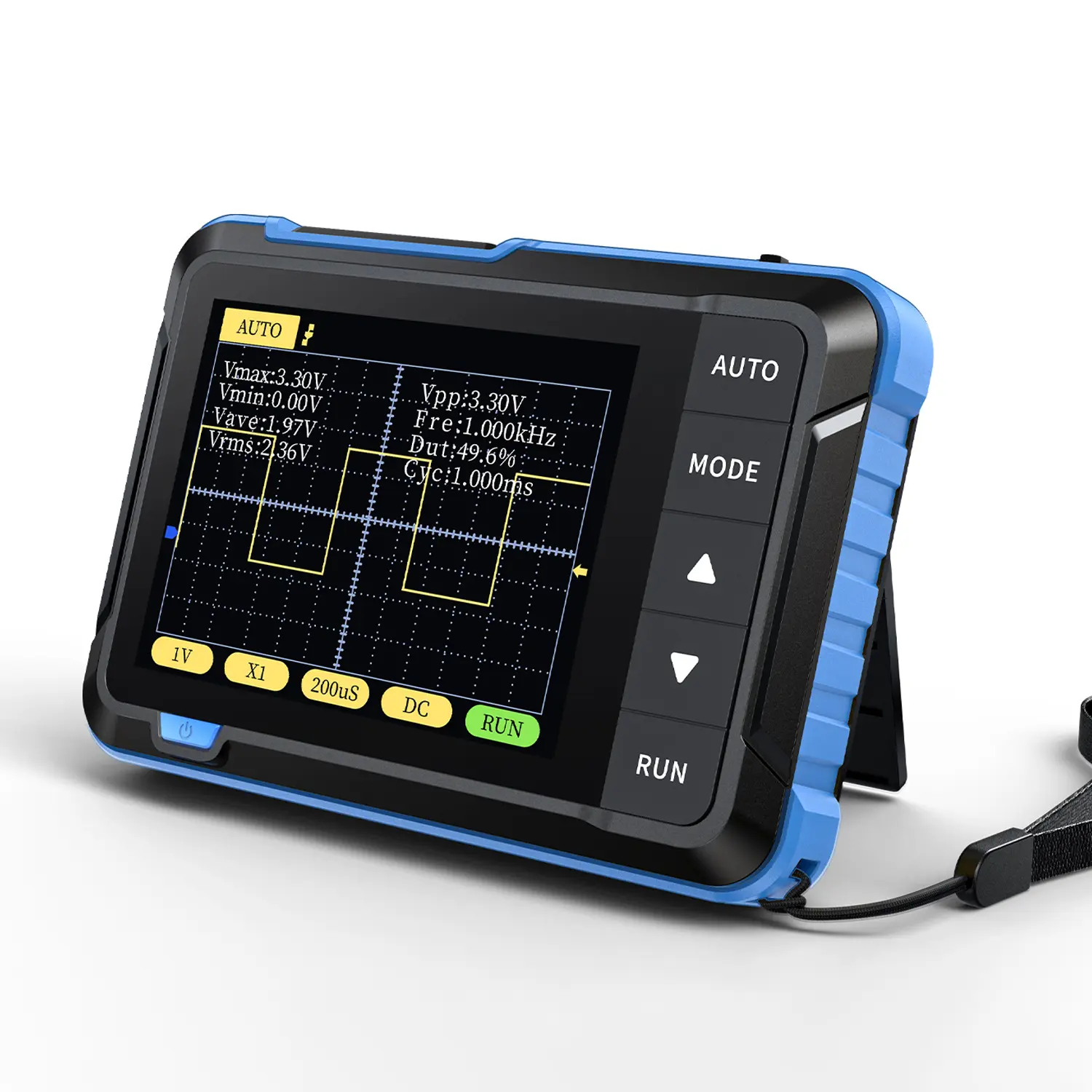 FNIRSI DSO-152 Pocket Multifunctional Oscilloscope, 2.8 Inch LCD, Type-C, 1-Touch Auto Automotive Voltage Tester for Car Audio Check, Car Tools, DIY Learning, Diagnostic & Voltage Check Tool