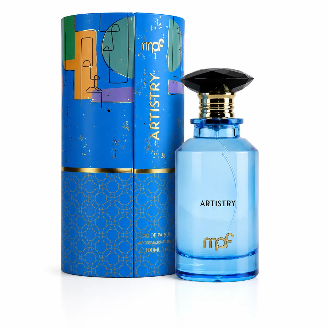 MPF Artistry Eau de Parfum 100ml - Unisex Luxury Fragrance with Fresh Citrus, Tea, and Woody Musk Notes - Long-Lasting Everyday Perfume