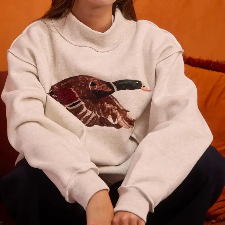 Mallard Mock Neck Sweatshirt