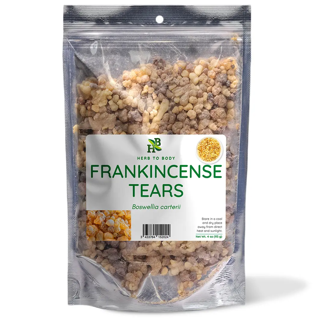 Frankincense Tears – 4 oz (113 g) | Pure Boswellia Resin for Infused Water  | Herb To Body