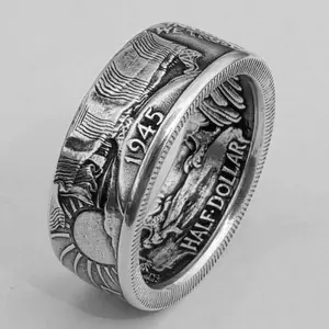 Men's Ring, 1 Piece New Style Vintage Design - Fashionable & Personalized Style, Suitable As Daily Clothing Matching Accessory