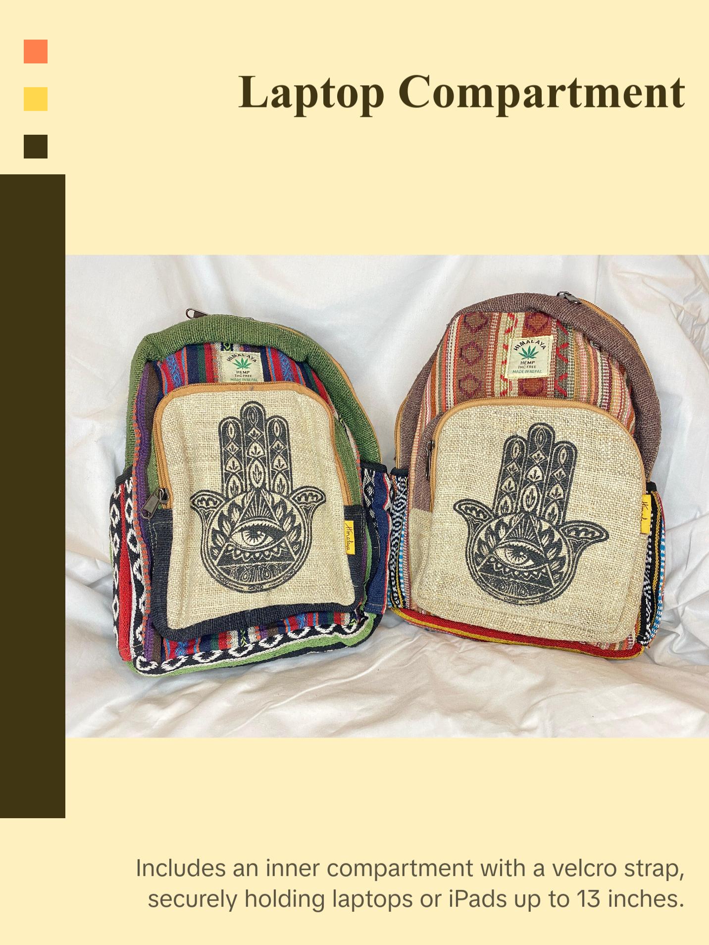 HAMSA Himalayan Hemp Backpack