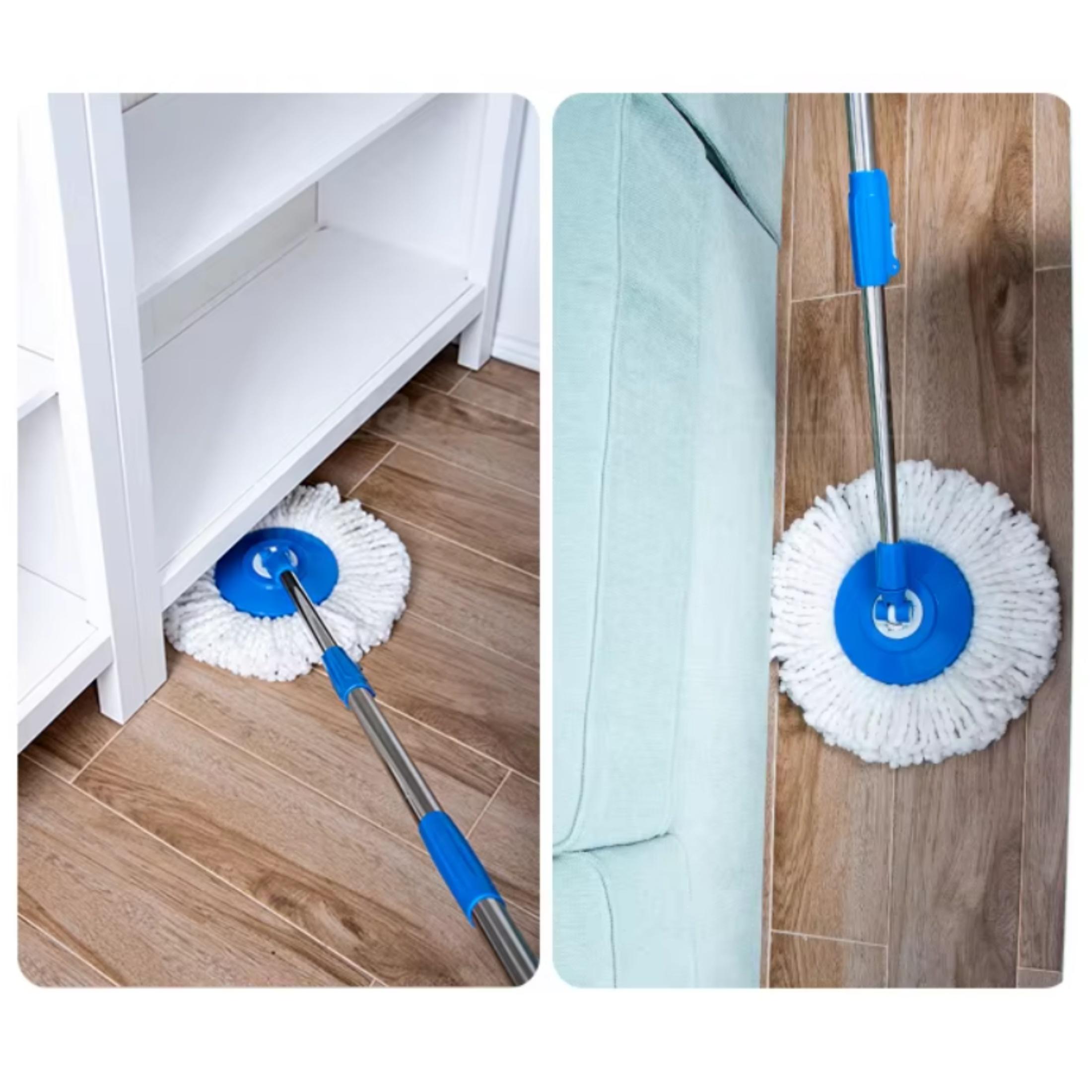 3 Pack White Spin Mop Replacement Head, Microfiber Spin Mop Refills,Mopnad, Cassabel and Other 360 Spin Mop Systems