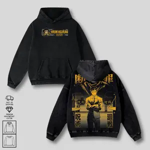 Higuruma Jujutsu Kaisen JJK v2 Anime Washed T-Shirt Hoodie Sweatshirt Tanktop, Vintage Graphic Oversized Streetwear, Premium Heavyweight Cotton Tee, Aesthetic Menswear Sketch Top, Retro Unisex Style Apparel
