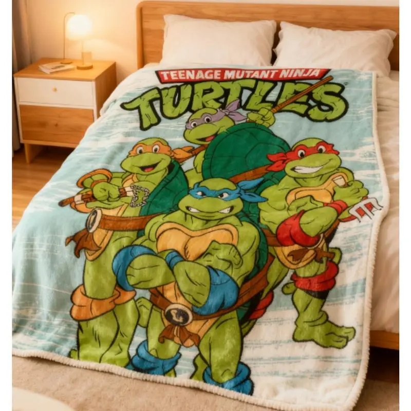 Teenage Mutant Ninja Turtles TMNT Turtle Group Silky Touch Super