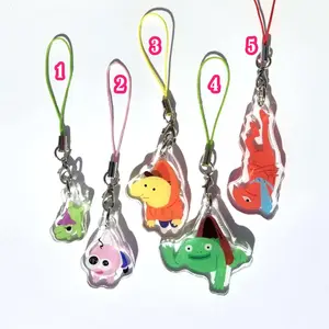 PREORDER Cartoon Friends Acrylic Charm Phone Keychain