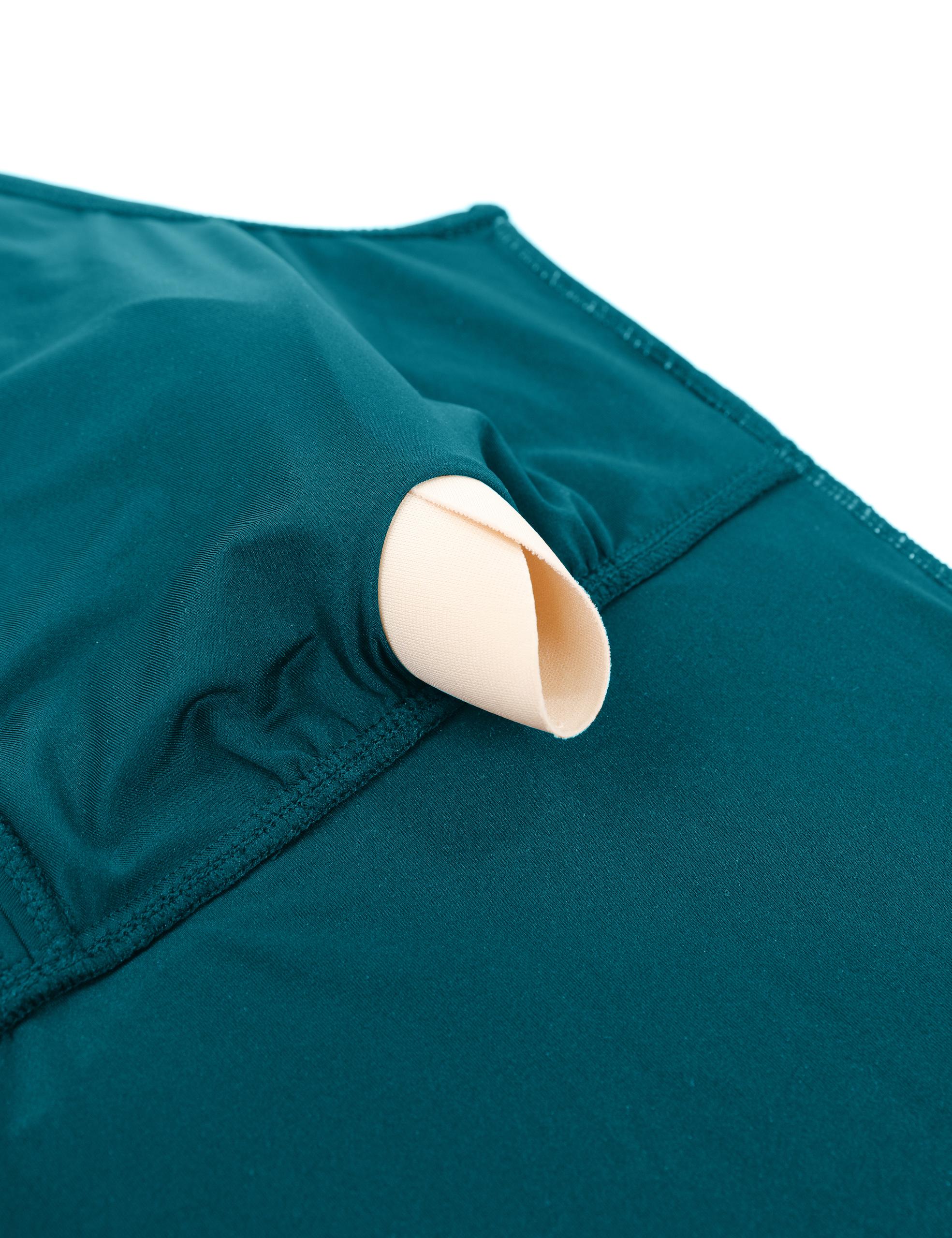 Blooming Jelly Womens Tummy Control One Piece Swimsuit Bathing Suits V Neck Swimdress Modest Swim Suits