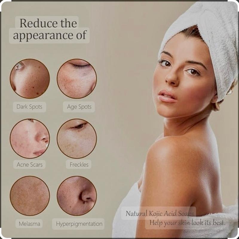 Turmeric Four Piece Skincare Set - Includes Turmeric Massage Oil, Cleansing Mousse, Facial Essential Oil, and Turmeric Soap - Comfortable