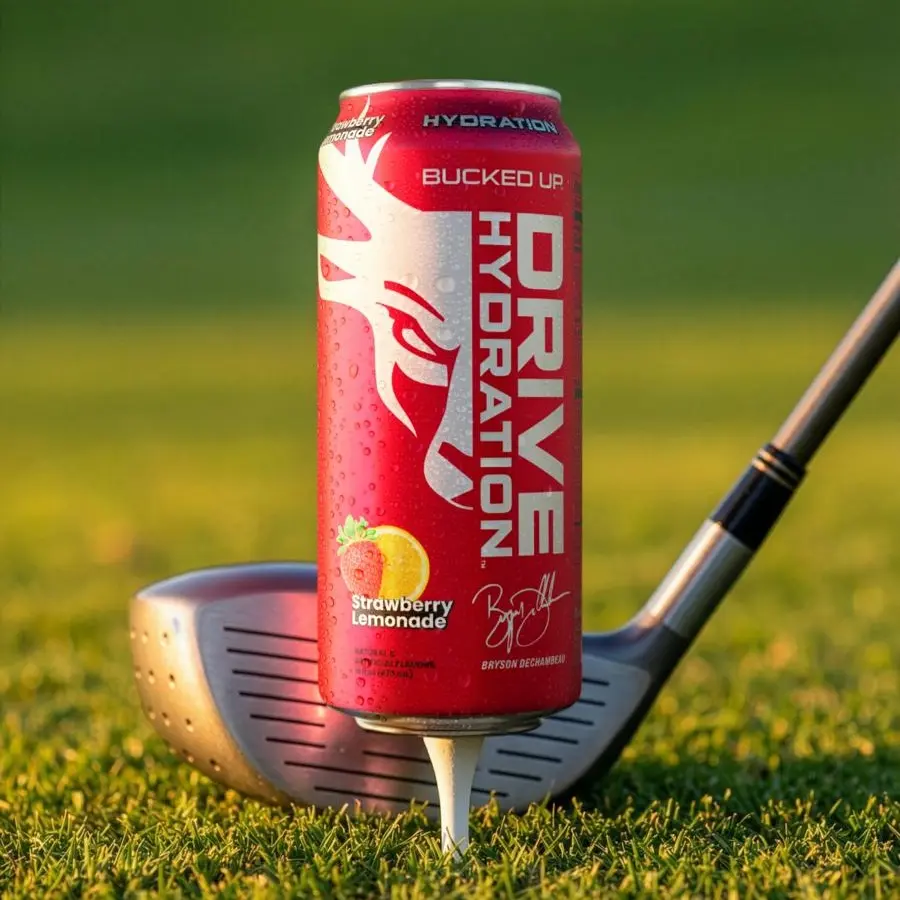 Bucked Up DRIVE Hydration Drink for Athletic Performance, Focus, and Energy - One Case [Twelve 16-ounce Cans)