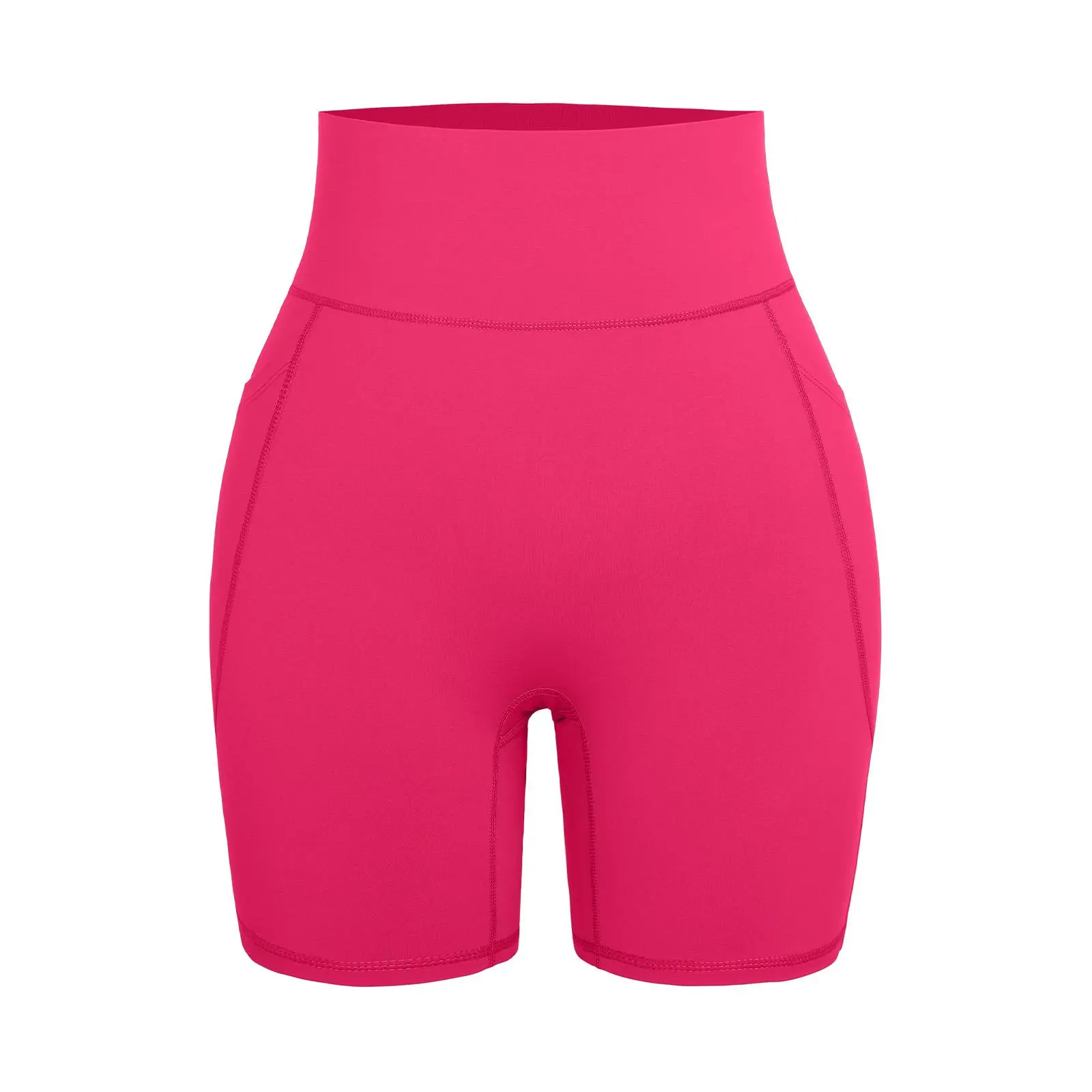 Shorts-Raspberry Red