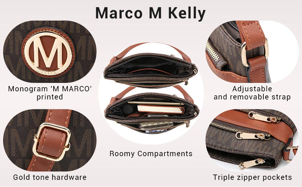 MARCO M KELLY Crossbody Bags Purses for Women Trendy Multi  display picture 1