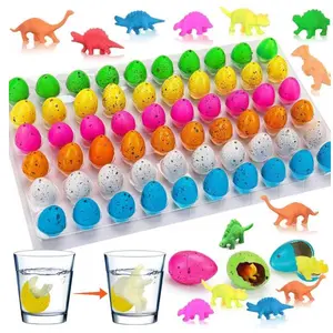 60PCS Small Hatching Dinosaur Eggs – Grow-in-Water Dino Toys for Kids, Birthday Party Favors, Easter Egg Fillers, Classroom Prizes & Goodie Bags”