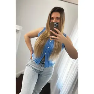 Chloe Button-Down Knit