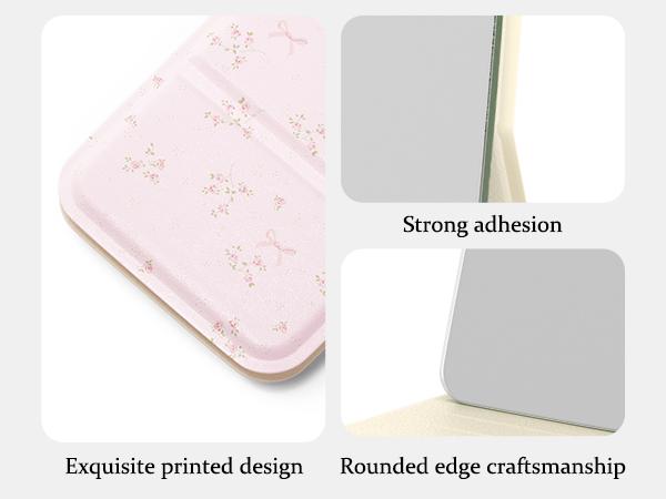 MEXS Mini Foldable Makeup Mirror for Women, Portable Pocket Mirror, Ultra Slim Compact Mirror for Purse, Gift, Travel & Daily Touch-Up