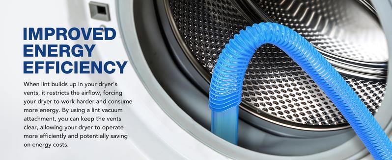 LMMAKE Dryer Vent Cleaner Kit with Flexible Lint Brush Vacuum Attachment for Efficient Deep Cleaning and Fire Prevention Fits Most Vacuums LMMAKE Dryer Vent Cleaner Kit with Flexible Lint Brush Vacuum Attachment for Efficient Deep Cleaning and Fire Prevention Fits Most Vacuums