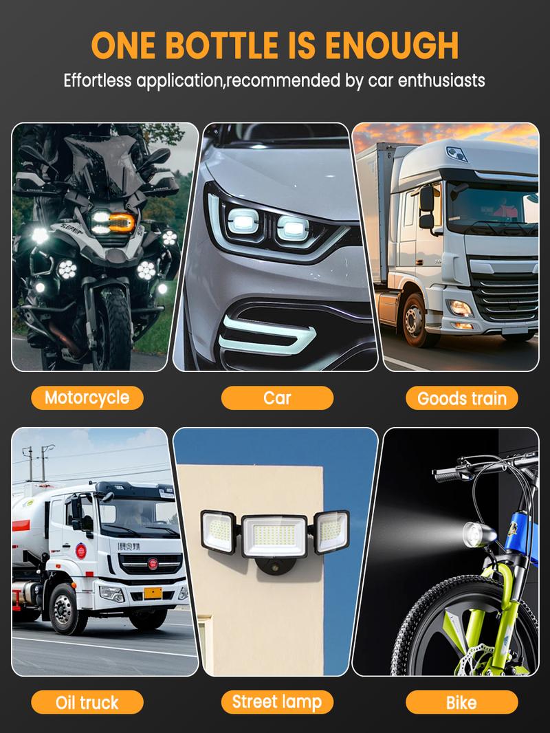 NUAN Vehicle Headlight Repair Wax – Eliminate Fog, Oxidation & Scratches, Get Back Crystal Clear Shine