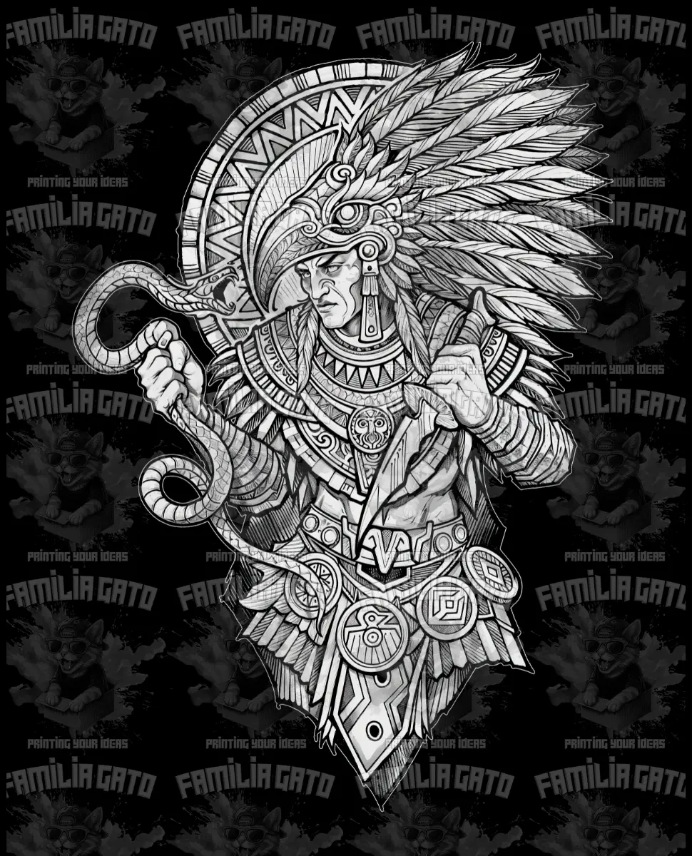 Mayan Design #5 DTF Transfer