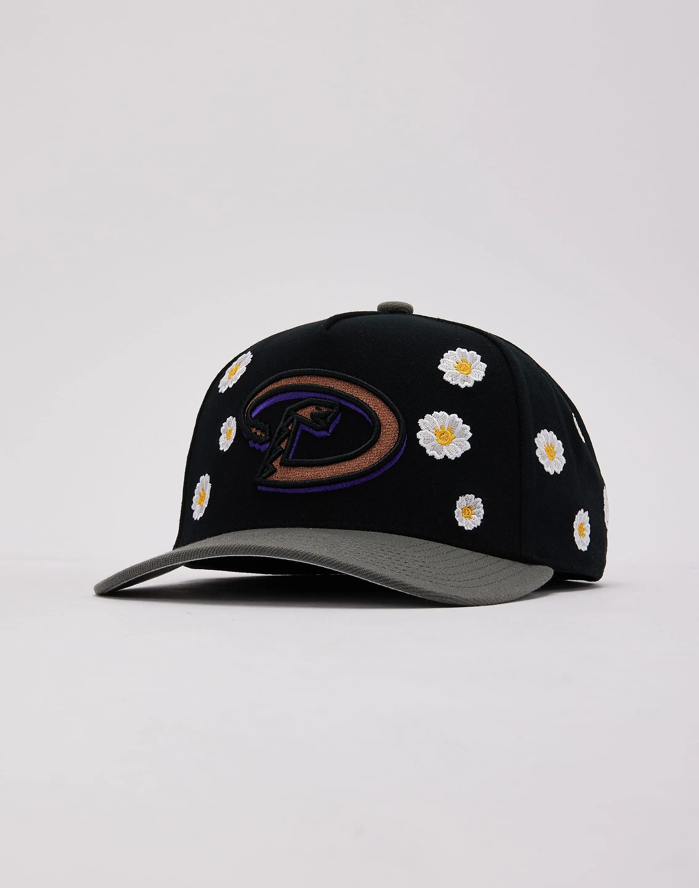 Mens Mitchell & Ness MLB Arizona Diamondbacks Flowers Pro Pinch Snapback Hat