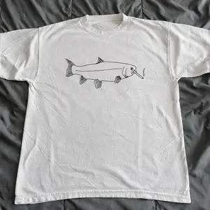 Funny Fish Meme Graphic T-Shirt Unisex fit, Short Sleeve Crew Neck T-Shirt, Pull On, Casual