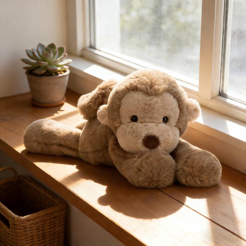 Smudge Monkey Plush Soft and Cuddly Animal Doll Kids Boys and Girls Birthday Gifts Valentine's Day gift