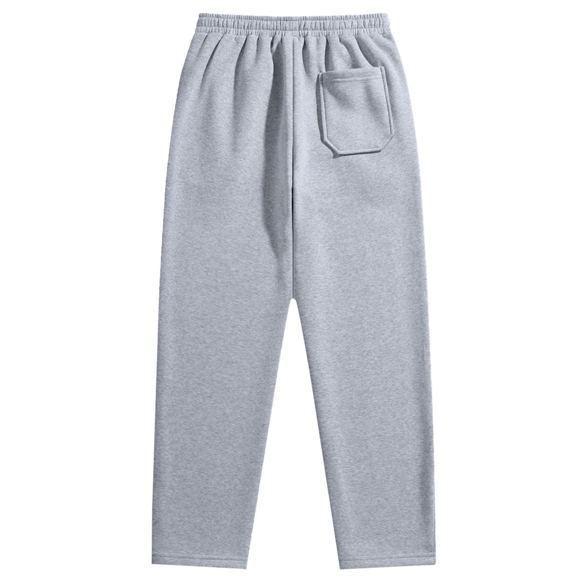 Men's Casual Jogger Pants Elastic Waistband with Drawstring Design Side Pockets Autumn Winter Athletic Style Full Length Comfortable Fabric Durable Material for Sports Workouts Outdoor Activities Solid Fashion Sweatpants