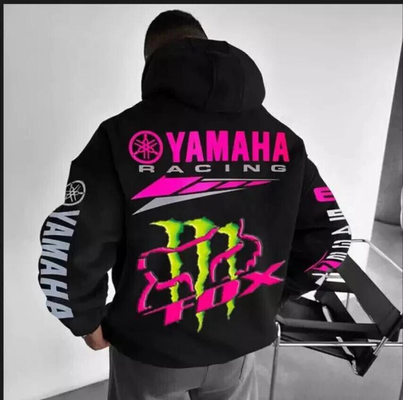 Black and Pink Multicolor Monster Energy Claw Streetwear Racing Crossover Hoodie, Motocross Streetwear, Unisex Casual Pullover, Fullsize S-5XL, Gifts For Men, Lover Car