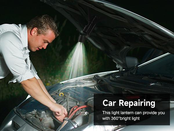 AsFrost Flashlight Mini Camping Lights, 180° Magnetic LED Flip with Tripod, Power Bank, Dual Color Modes, Waterproof, 8-Light Mode, 4500mAh Rechargeable Hiking Flashlight for Camping, Desk, or Emergency Use, Gift for Men Women Outdoor Enthusiasts