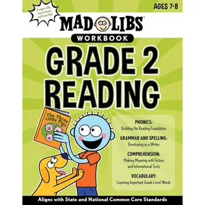 Mad Libs Workbook: Grade 2 Reading: Aligns with State and National Common Core Standards Paperback – April 14, 2020