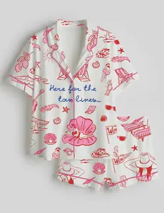 Beach Bride Pajamas – Bachelorette Party Sleepwear – Honeymoon Summer PJ Set