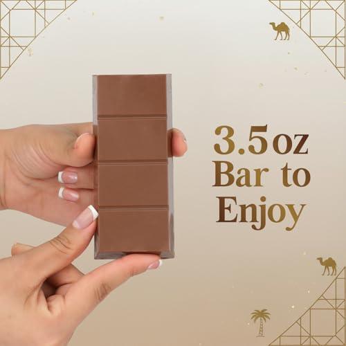 Dubai Chocolate Bar Pistachio – 3.5 oz Dessert with Pistachio Cream & Kataifi Filling | Gourmet Dubai Chocolate Filling | Elegant Gift Chocolate