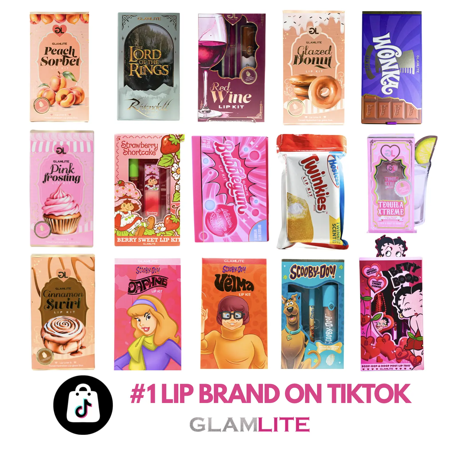 Glamlite’s #1 Best-Selling Lip Kits – Lipstick, Gloss & Liner