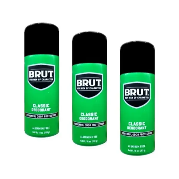 3 Pack Deodorant Spray Original Fragrance 10 oz Each 24 HR Odor Protection Masculine Scent Quick-Drying Formula