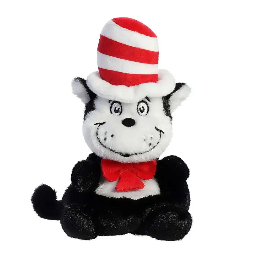 Aurora Dr. Seuss Cat in the Hat 5" Character Plush Stuffed Toy, 4"x4"x6" Cartoon Animal Stuffed Toy, Cute Plush Charm for Toddlers, Nostalgic Gift for Interactive Play, Animal Stuffed Toys