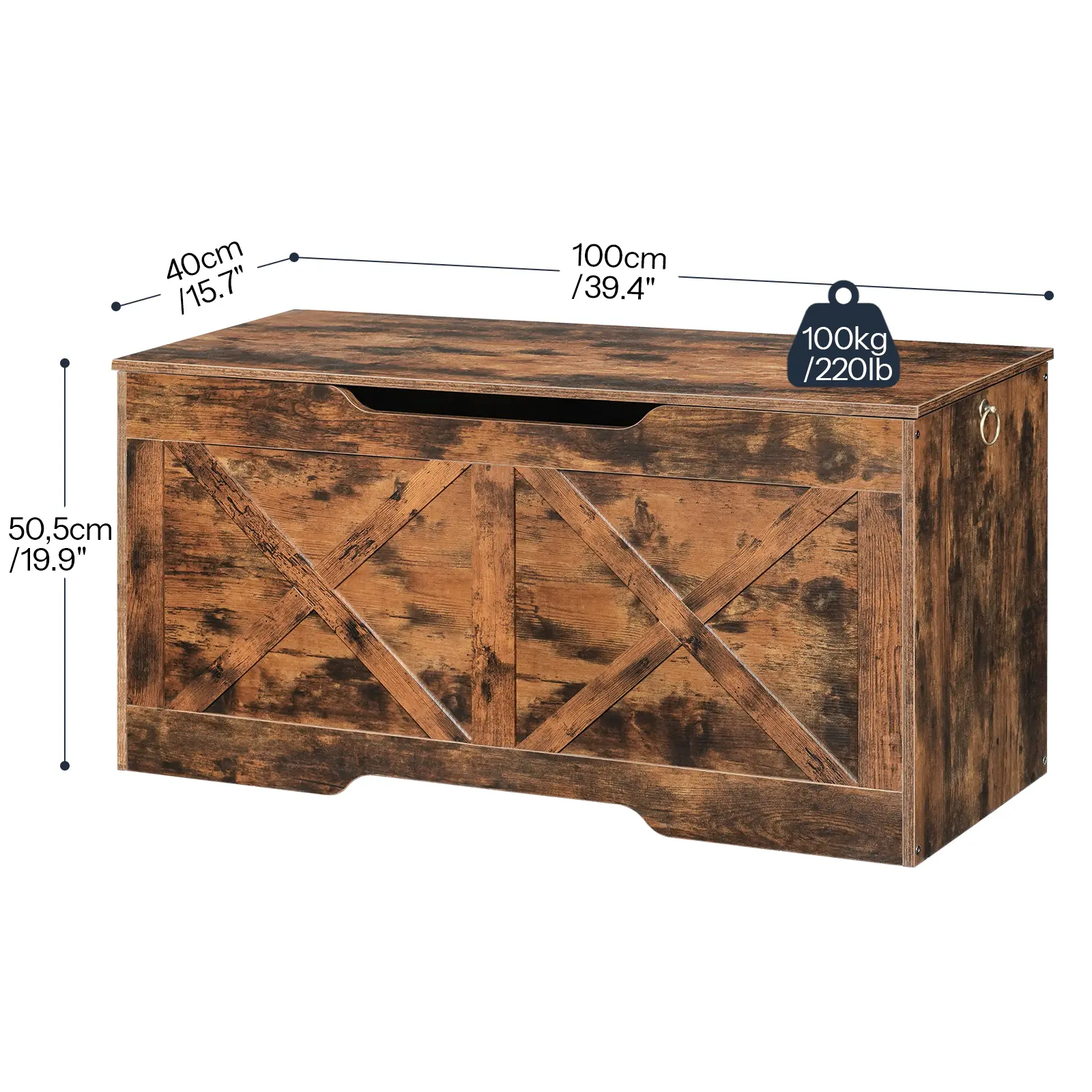 Rustic Brown and Black