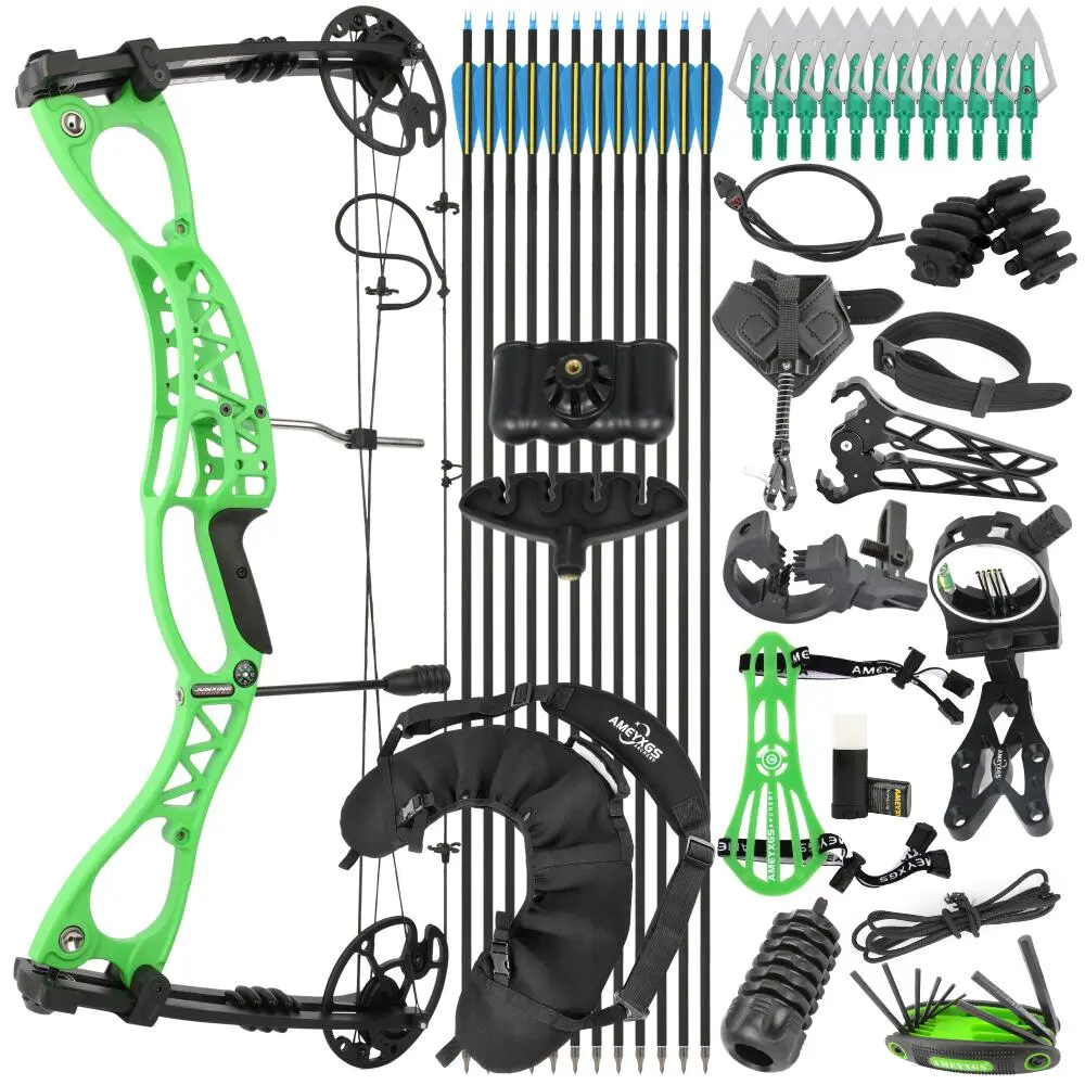 1set Compound Bow Set - Lightweight Bow Body, Long Service Life, Includes Accessories, Archery Shooting Equipment for Training & Competitive Events, Outdoor Sports Product
