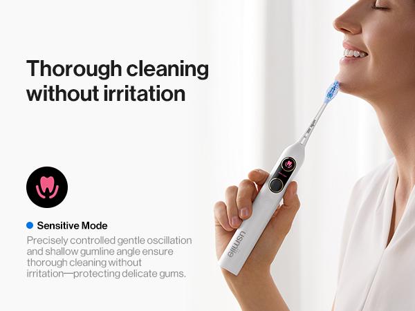 usmile Y20 PRO AI Powered Electric Toothbrush, Personalized Cleaning with 25x More Plaque Removal and 90-Day Battery Life