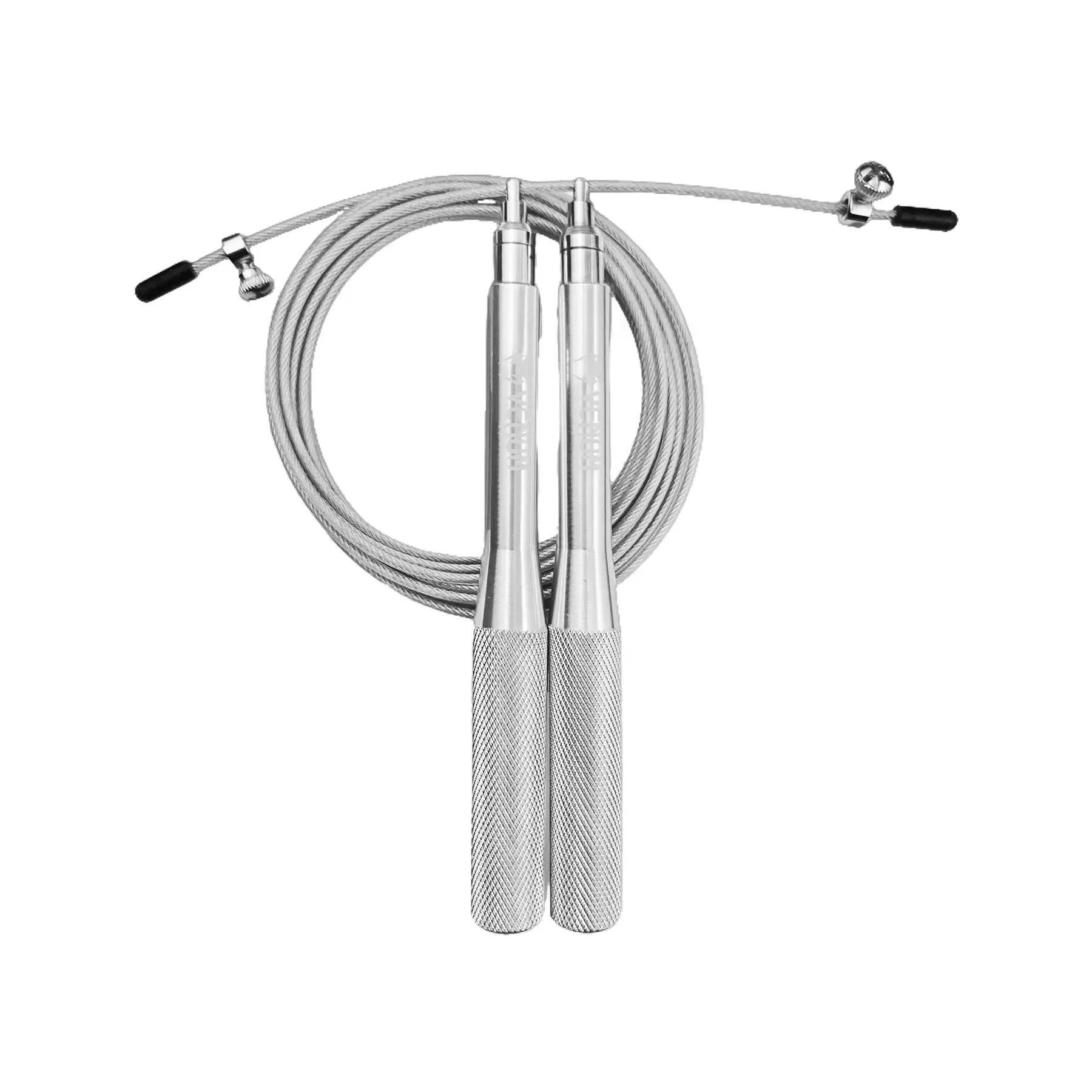 Venum Thunder Evo Fitness Skipping Rope - Silver, Jump Ropes for Fitness, Workout & Home Workout Exercise Equipment, Training Equipment, Smooth Speed, Cross-Train, Combat Prep, Ultra-Light