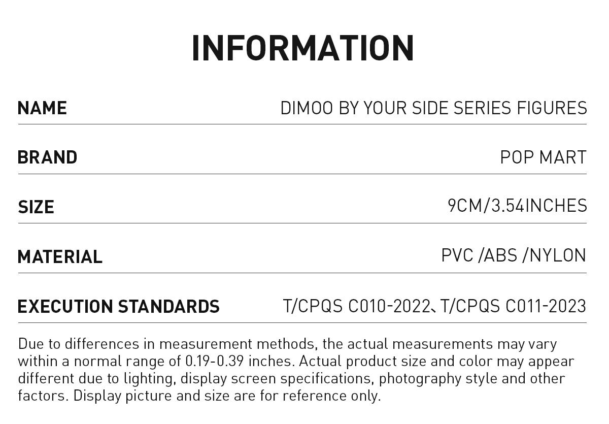 POP MART DIMOO By Your Side Series Figures, Blind Box POP MART DIMOO By Your Side Series Figures, Blind Box