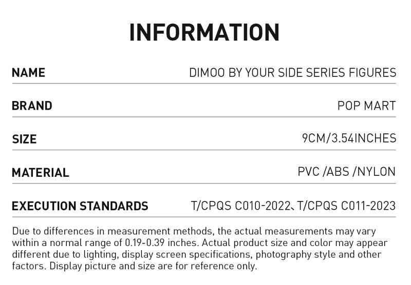 POP MART DIMOO By Your Side Series Figures, Blind Box
