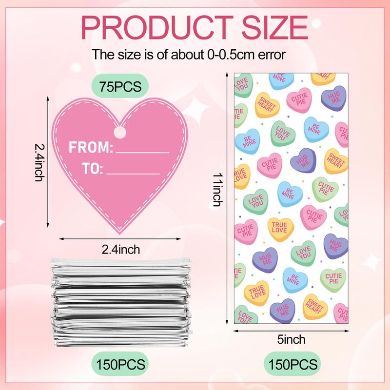 48/50/60 Pcs Mini Valentines Goodie Bags with Drawstring Tags Fixed Medium Size Bags Appreciation Gift for Friends Teacher Students Office Employee Coworker,Galentine's Day Birthday Holiday Wedding School Classroom Party Supplies,Valentine Gift Exchange