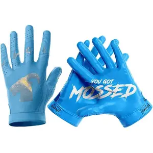 G.O.A.T. Silhouette You Got Mossed - Ultra Grip Football Gloves - Superior Grip, Breathable Design, for All Weather Conditions